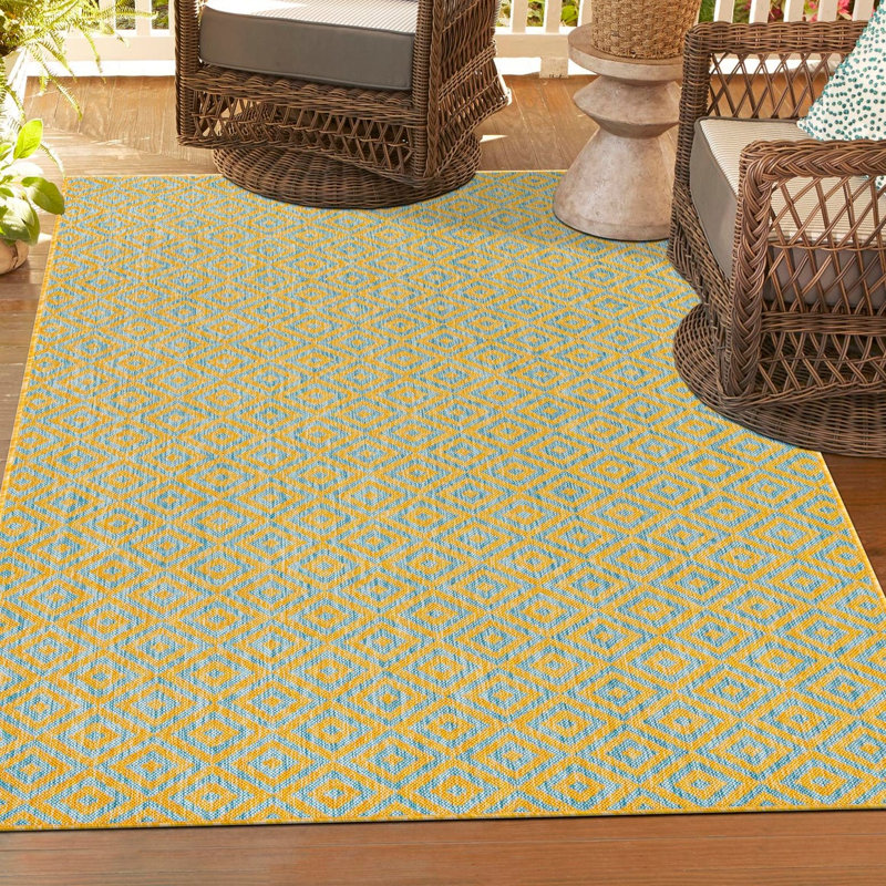 Jill Zarin Costa Rica Outdoor Rug, Rectangle 3'1" x 5'3"