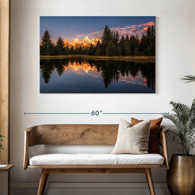 Alvord Schwabacher Landing Dusk, H 32 po x l 48 po