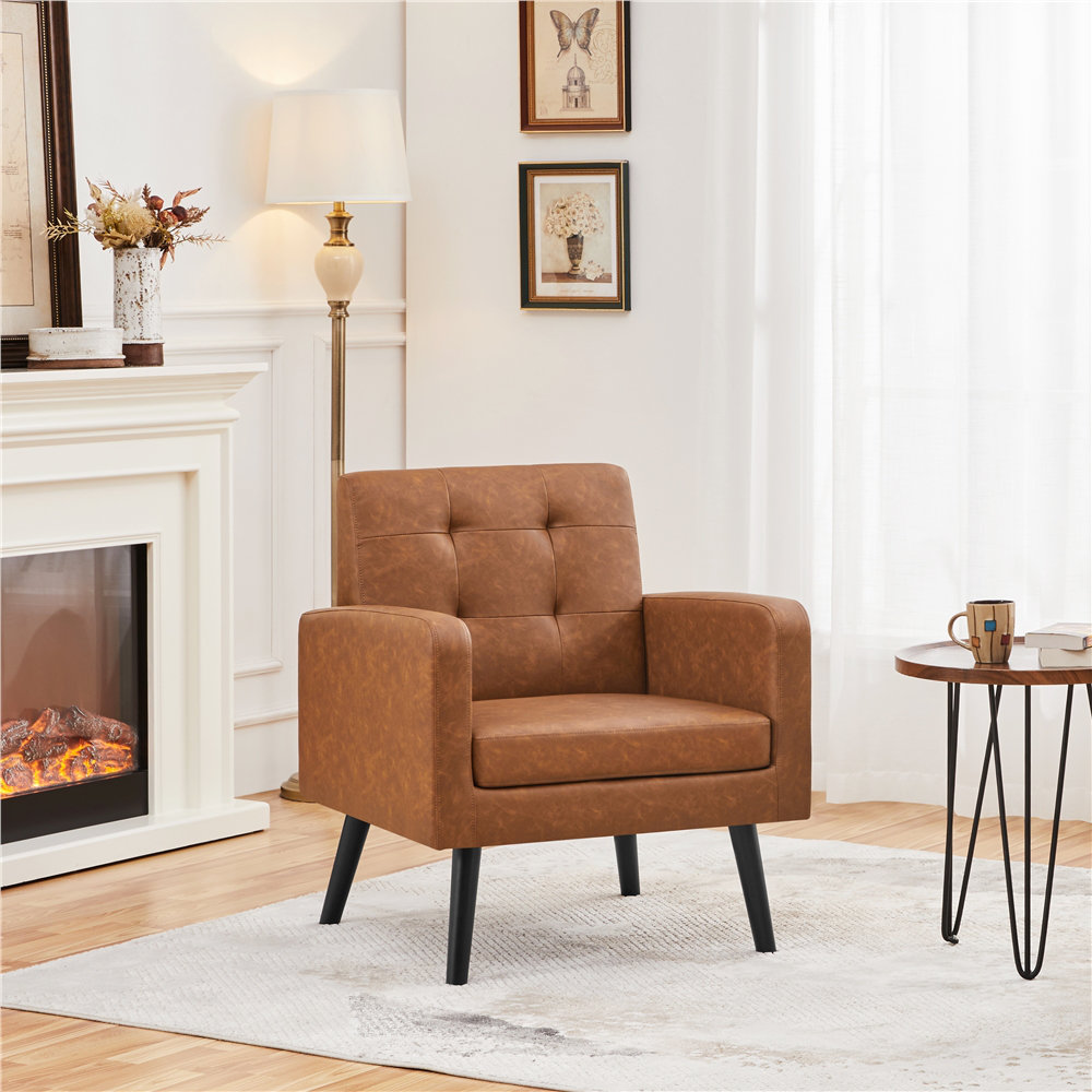 72Cm Wide Tufted Armchair