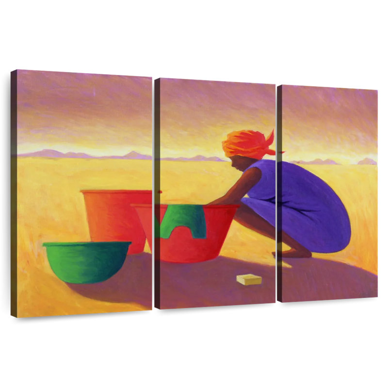 Washer Woman, 32" H x 50" W