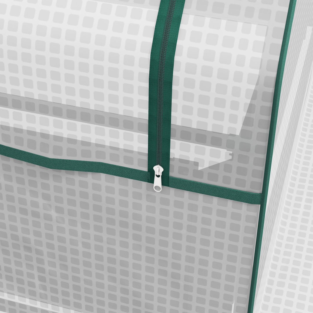 49.25" W x 37.5" D Mini Greenhouse Outsunny Roof 