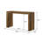 Rectangular Solid Wood Entryway Console Table Auburn