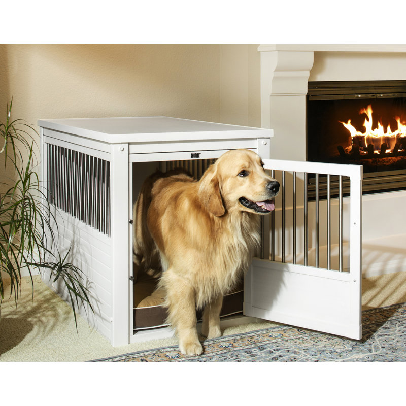 Caisse pour chien Southwood ECOFLEX XL, Très grande (H 30,9 po x l 27,6 po x P 42,5 po), Blanc antique