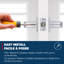 Poignée de porte de passage bretonne avec rosette bretonne-61702724