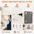 Cosy 24 in. W x 30 in. H Rectangular Framed Wall Bathroom Vanity Mirror in Matte Black-1505253547-1505253544