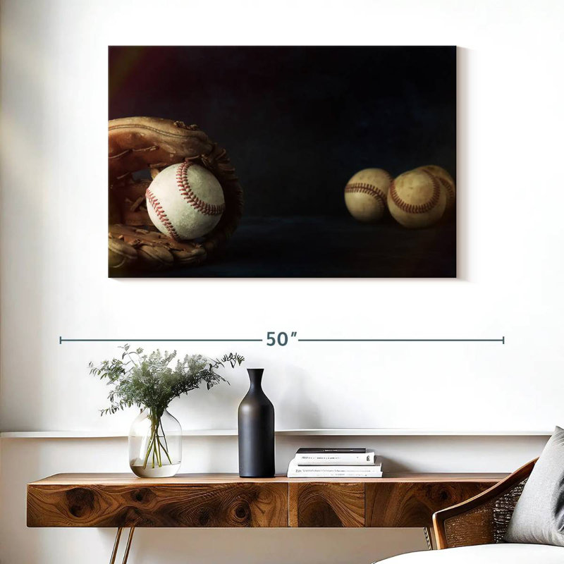 Sireci Baseball After Game, 26" H x 39" W