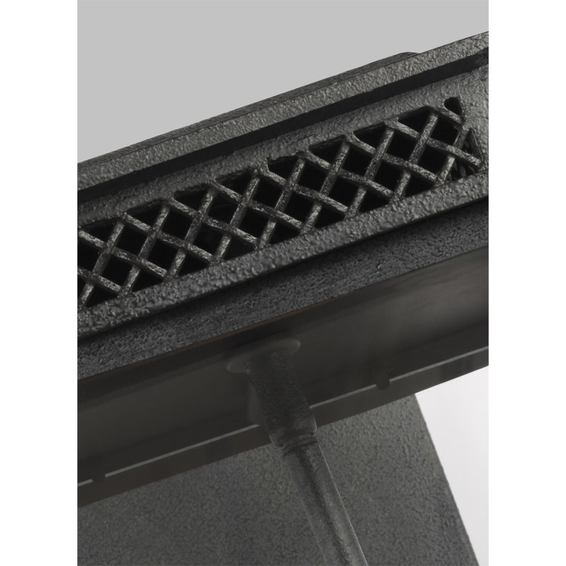 Falmouth Dark Weathered Zinc 4-Light Outdoor Wall Lantern