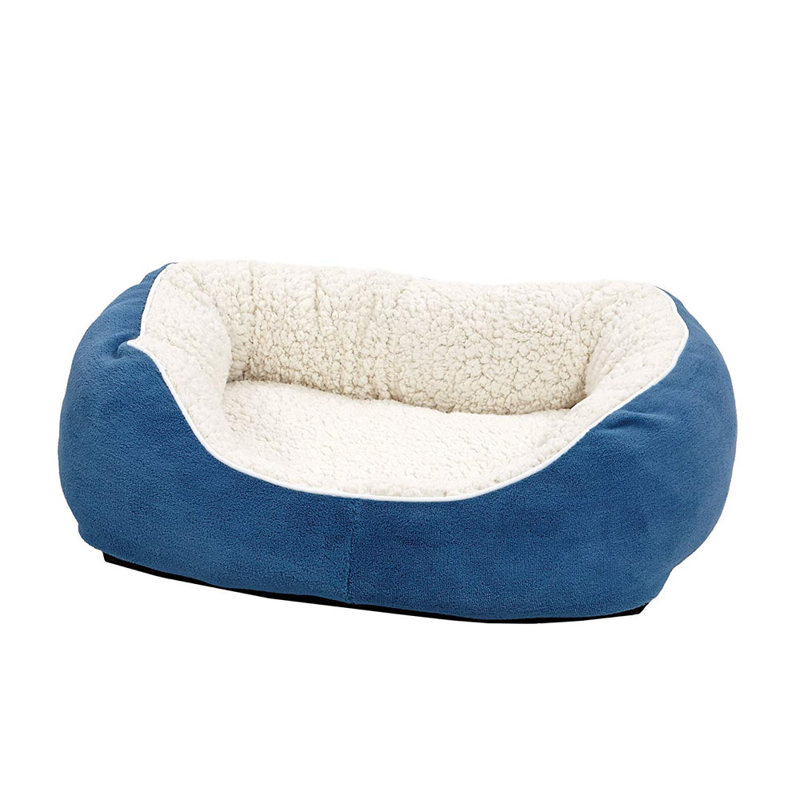 Lit douillet Mid-West Quiet Time, Moyen (l 30,5 po x P 23,5 po x H 7 po), Bleu