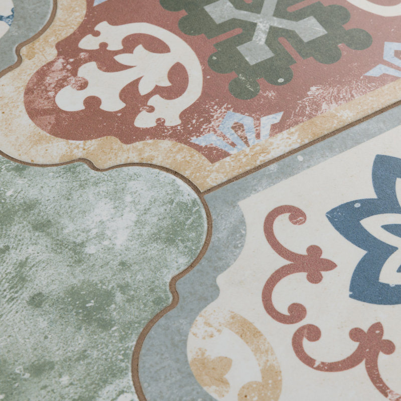 Corinto 6" x 13" Porcelain Patterned Wall & Floor Tile