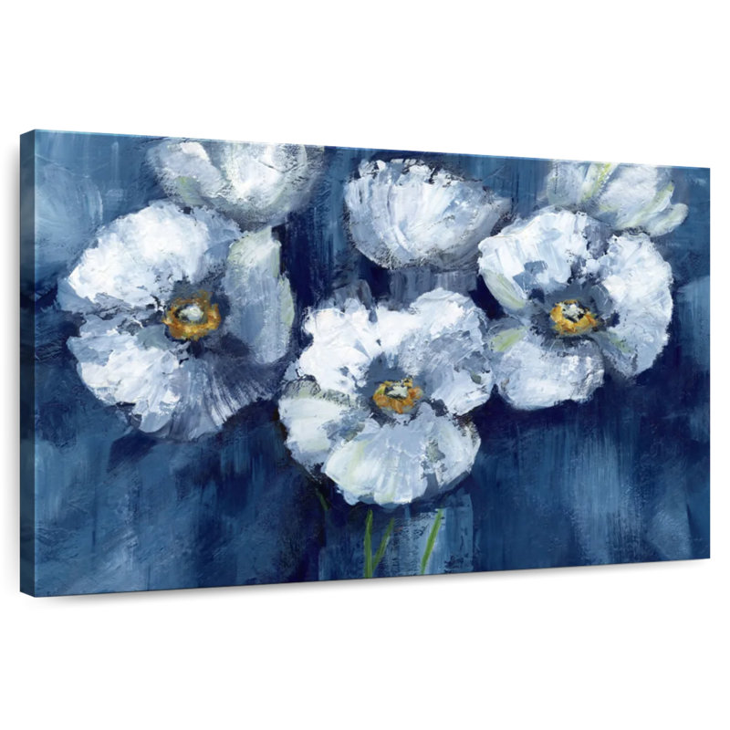 Harnek fleurissant des coquelicots dans un vase, H 34 po x l 51 po