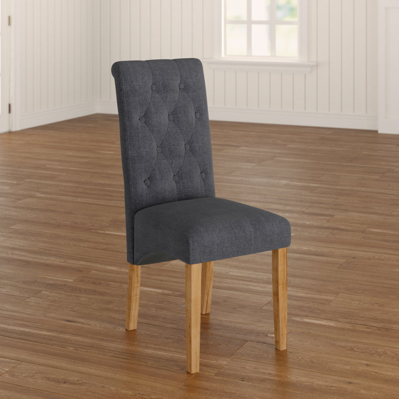 Anya 46.5cm H Tufted Upholstered Side Chair, 2, Grey