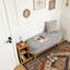 Banc de rangement repose-pieds ovale-305573855