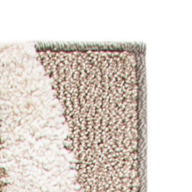 Tapis brun à motif abstrait Kerio, Rectangle 8 pi x 10 pi