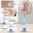 360°Swivel Bar Stools with Sliver Base-245266672