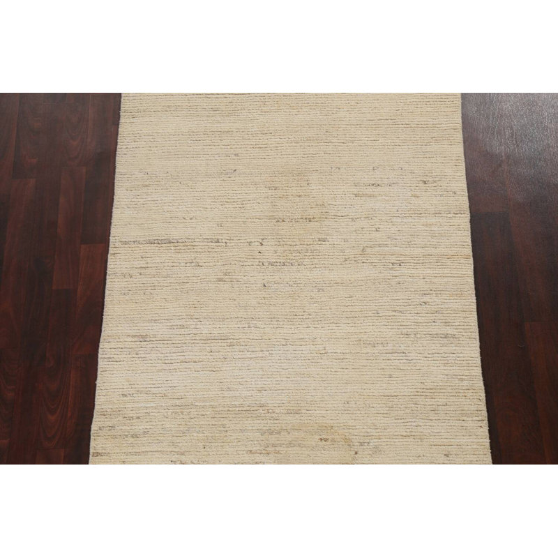 Tapis oriental unique Gabbeh Kashkoli noué à la main 4 pi x 6 pi 3 po