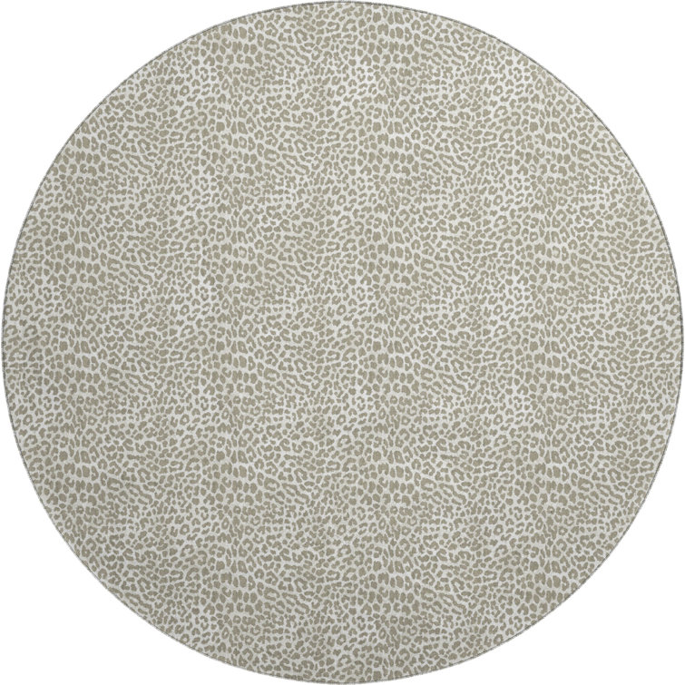 Premium Machine Washable Kishonna AMF43 Taupe Rug