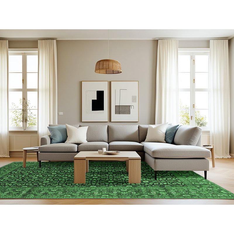 Washable Southwestern Indoor Rug, Rectangle 8' x 12'