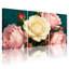 Pivoine rose bouquet de fleurs, ensemble de 3 impressions sur toile-1199261702