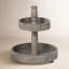 Wooden 2-Tiered Plant Stand