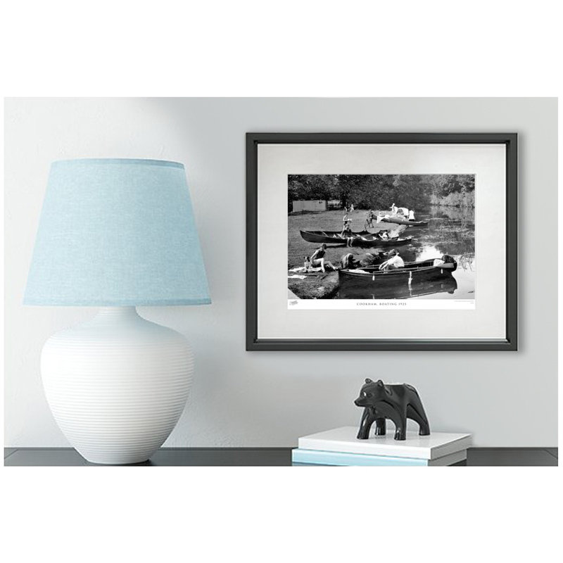 Cookham, Boating 1925 - Single Picture Frame Print, 45cm H X 60cm W x 2cm D
