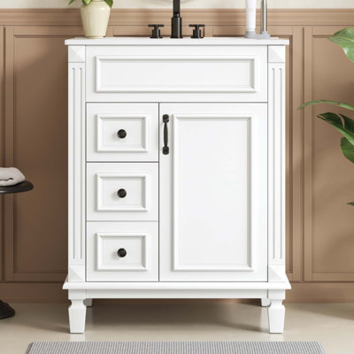 Meuble-lavabo 24 po avec lavabo en céramique