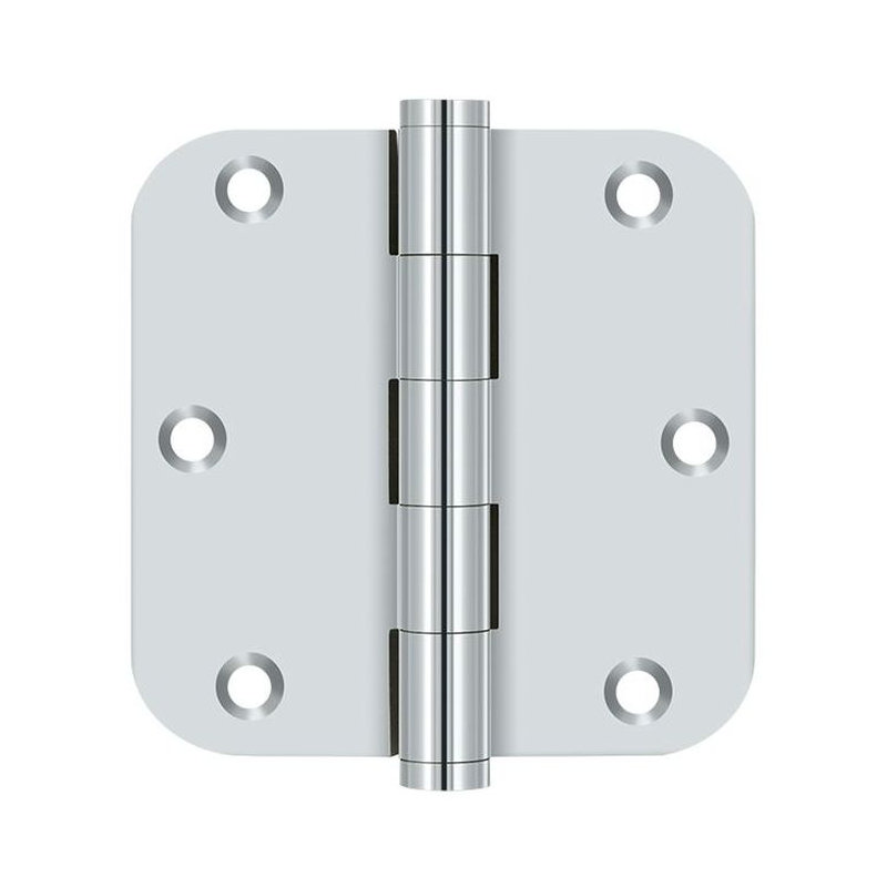 Butt Bearing Hinge, Polished Chrome