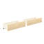 Lit superposé simple au-dessus de simple avec boîtes de rangement Finition en pin naturel Échelle robuste Mobilier de chambre à coucher transitionnel en bois 1pc