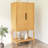 Sophisticated Oak Veneer Cabinet With Multiple Storage Functions-258558526