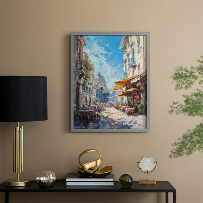 LANDSCAPES Series CCCLIX Framed Print - Solid Wood