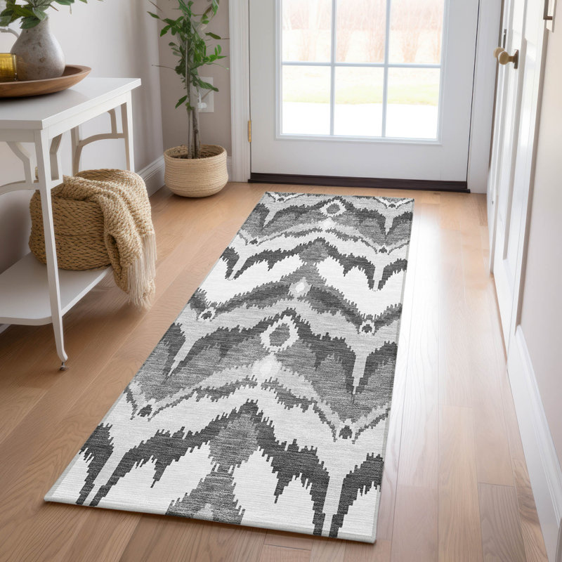 Tapis intérieur / extérieur Neysa, Tapis de couloir 2 pi 3 po x 7 pi 6 po