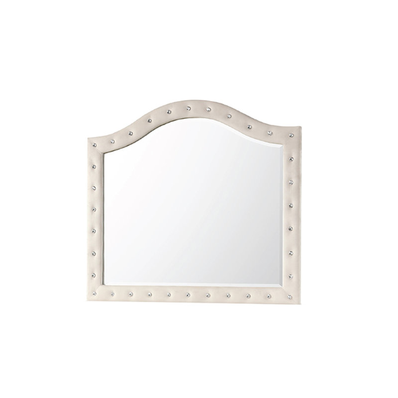Miroir de commode Rausch, Crème, crème