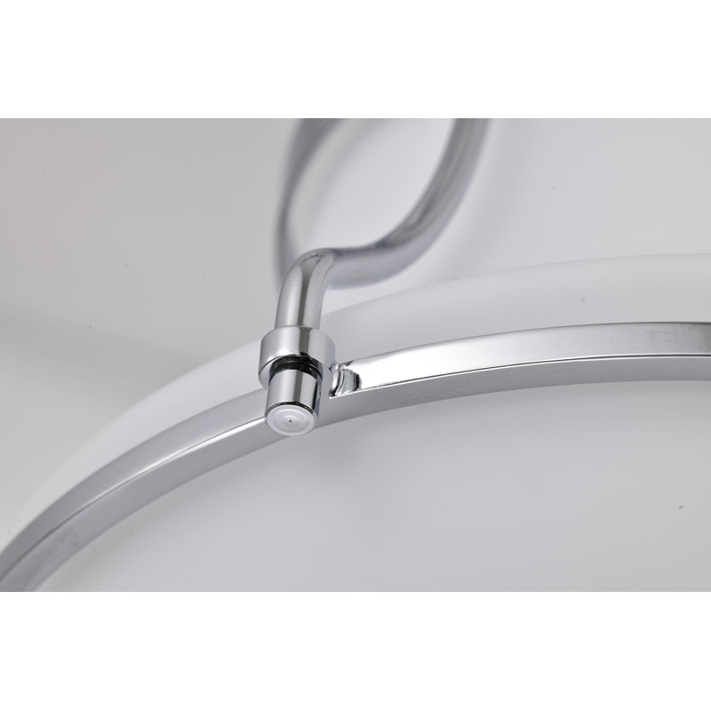 Luminaire suspendu 1 lumière Bashaw, H 50 po x l 10,38 po x P 10,38 po, Nickel poli