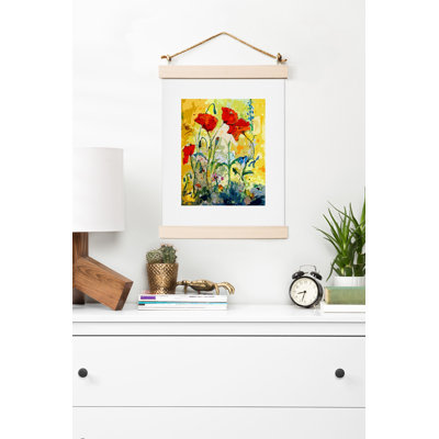 Poppies Provence Art Print