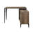 L-Shape Writing Desk With Side Cabinet
