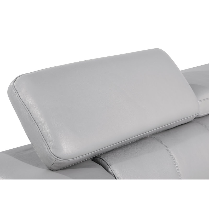Chaise en cuir italien à grain supérieur