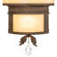 18" Wide Rope Trimmed Cilindro Wall Sconce