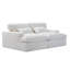 Double méridienne intérieure, canapé-lit rembourré surdimensionné pour l'intérieur, canapé-lit luxueux à assise profonde, causeuse modulaire, causeuse en velours côtelé pour le salon, aucun assemblage requis-1117674793-1140281254
