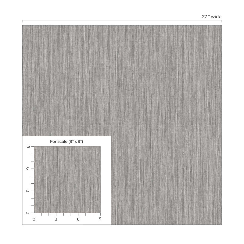 Rouleau de papier peint embossé 3D 2 pi 3 po x 27 po Designs, Argent métallique