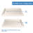 DreamLine SlimLine 34 inch D x 48 inch W x 2 3/4 inch H Right Drain Double Threshold Shower Base in Biscuit-37147545-125950747-125950755