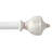 Jacarion Adjustable Overall Width x 1'' Diameter Single Curtain Rod-1509234636