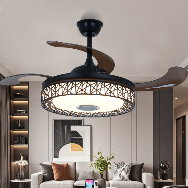 Ventilateur invisible Bluetooth 42 po Black Bird's Nest