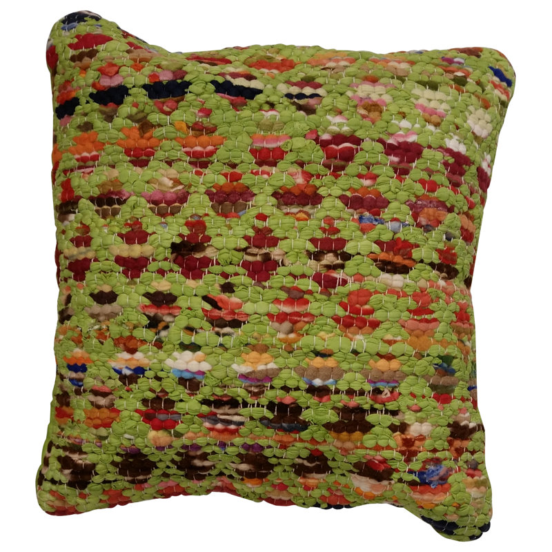 Pinkerton Chindo Abstract Throw Pillow, Green/Multi