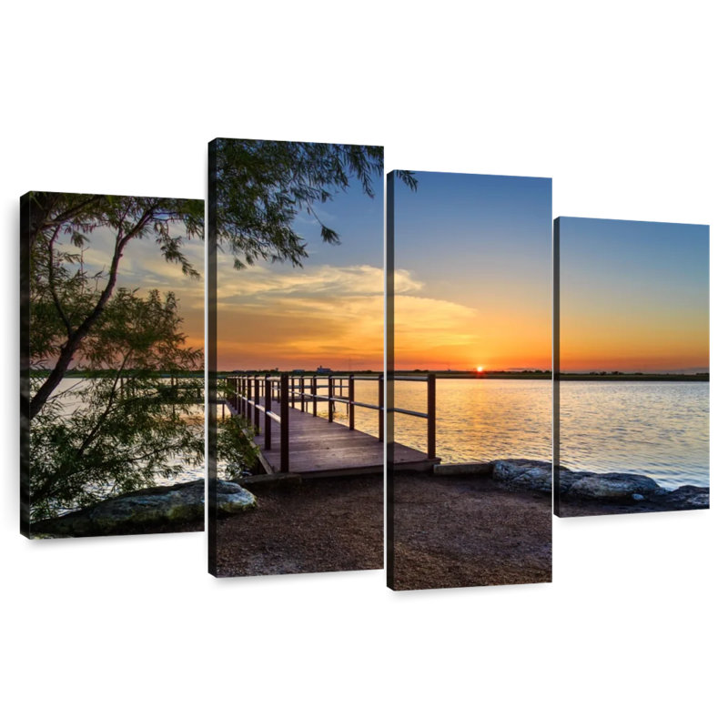 Aletra Lake Pier Sunset