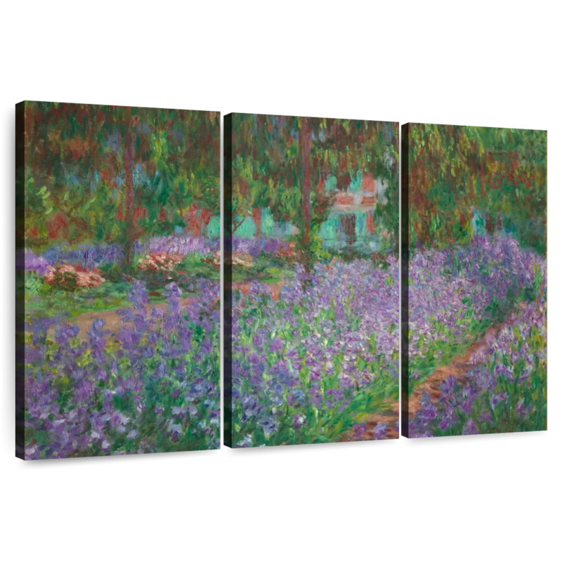 Senne, jardin de l'artiste à Giverny, 1900, H 36 po x l 57 po