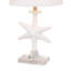 Aloni - Étoile de mer 28 po avec base en cristal - Ensemble de 2 - Finition blanche-452825794