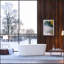Baignoire de trempage autoportante en acrylique 63 "avec trop-plein et drain chromés, certifié Cupc L 63" x l 31,1 ", blanc brillant