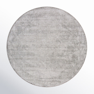Balos Hand-Tufted Geometric Viscose Rug