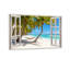 Paysage et nature, plage tropicale, palmiers, hamac, océan, ciel-2036912694