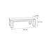 Table basse moderne en noyer massif-110509456