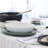 Costa Nova Casafina Pacifica Stoneware Stainless Steel Pasta Dish Bowl-92500461